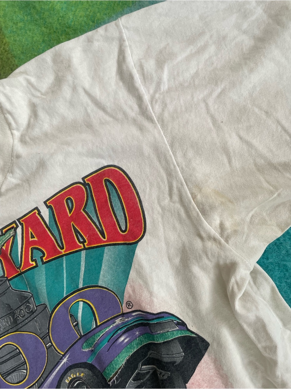 Vintage 1995 NASCAR Bricksyard 400 race tee #nascar #racing - Picture 6 of 6